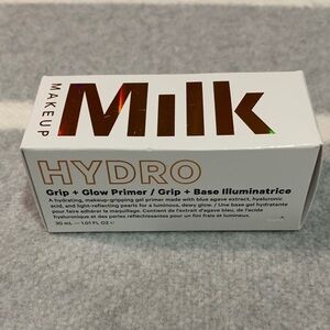 Milk Makeup Hydro Grip + Glow Primer in White and Brown